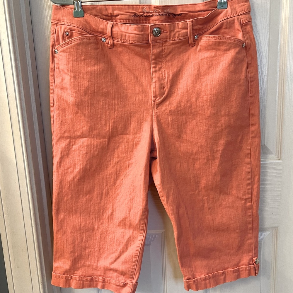 Gloria Vanderbilt Slimming Stretch Skimmers Sz 16P